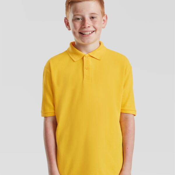 Fruit of the Loom Kids Poly/Cotton Piqué Polo Shirt Thumbnail