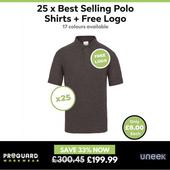 25x Best Selling Polo Shirts + Free Logo Thumbnail