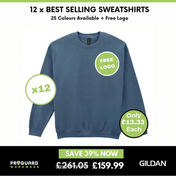 12 x Best selling sweatshirts + free logo Thumbnail