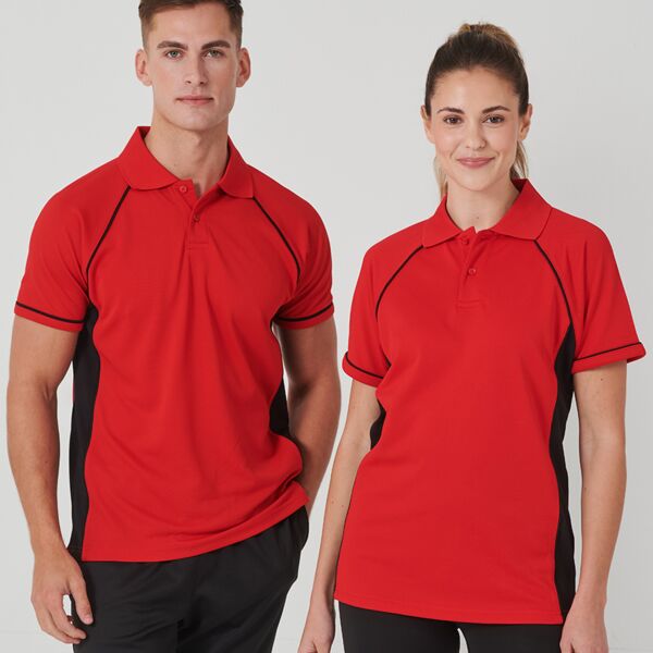 Finden + Hales Performance Panel Polo Shirt Thumbnail