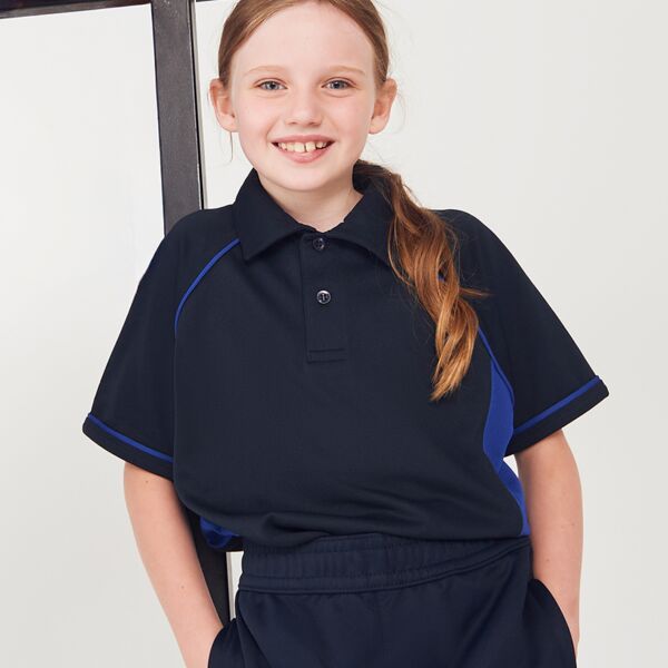 Finden + Hales Kids Performance Piped Polo Shirt Thumbnail