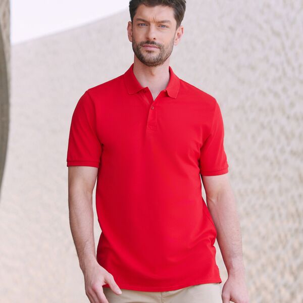 Henbury Modern Fit Cotton Piqué Polo Shirt Thumbnail