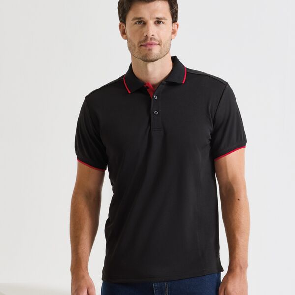 Premier Contrast Coolchecker® Piqué Polo Shirt Thumbnail