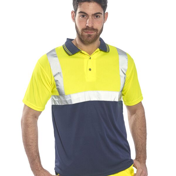 Two-tone polo (S479) Thumbnail
