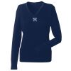 Ladies' V-Neck Knitted Pullover Thumbnail